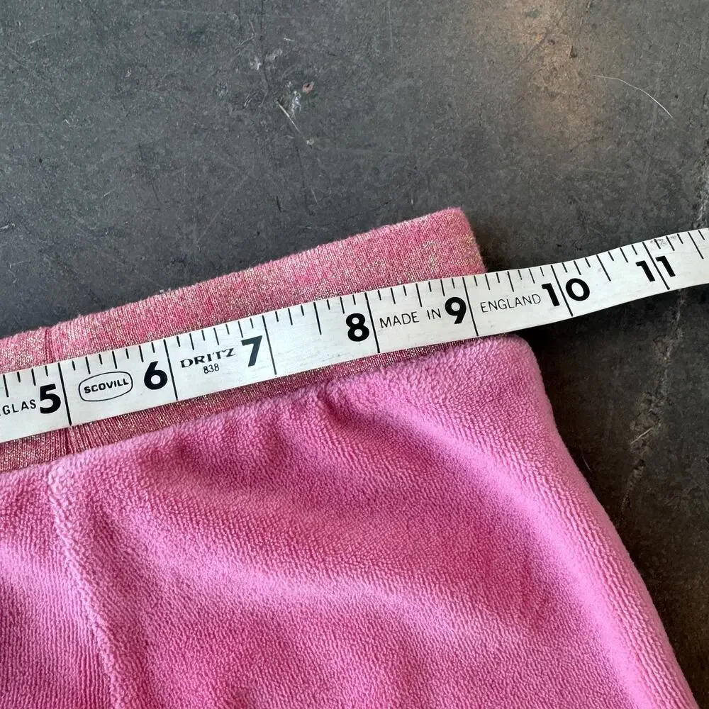 Vintage Y2K Juicy Couture 3T Pink Sparkle Soft Lounge Sweatpant Jogger